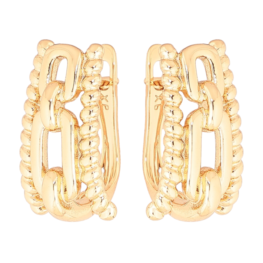 Серьги Xuping Позолота 18K английский замок Декоративный узор фото №1 Серьги Xuping Позолота 18K английский замок Декоративный узор фото №1