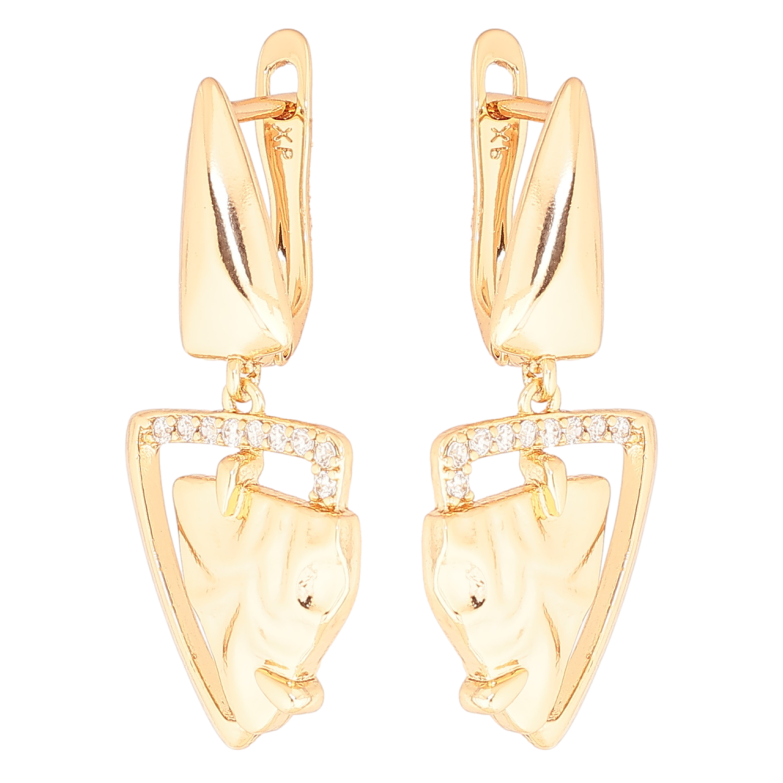 Серьги Xuping Позолота 18K английский замок Декоративные подвески фото №1