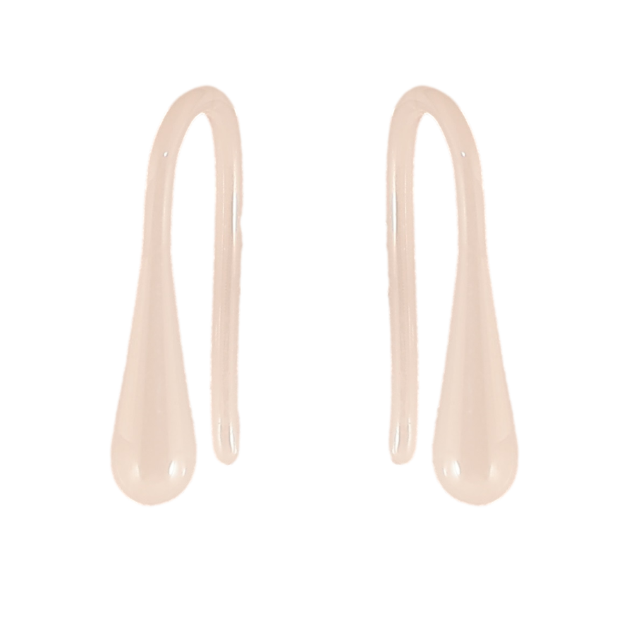 Серьги Xuping TTM Stainless Steel керамика французский замок Белые капельки фото №1 Серьги Xuping TTM Stainless Steel керамика французский замок Белые капельки фото №1