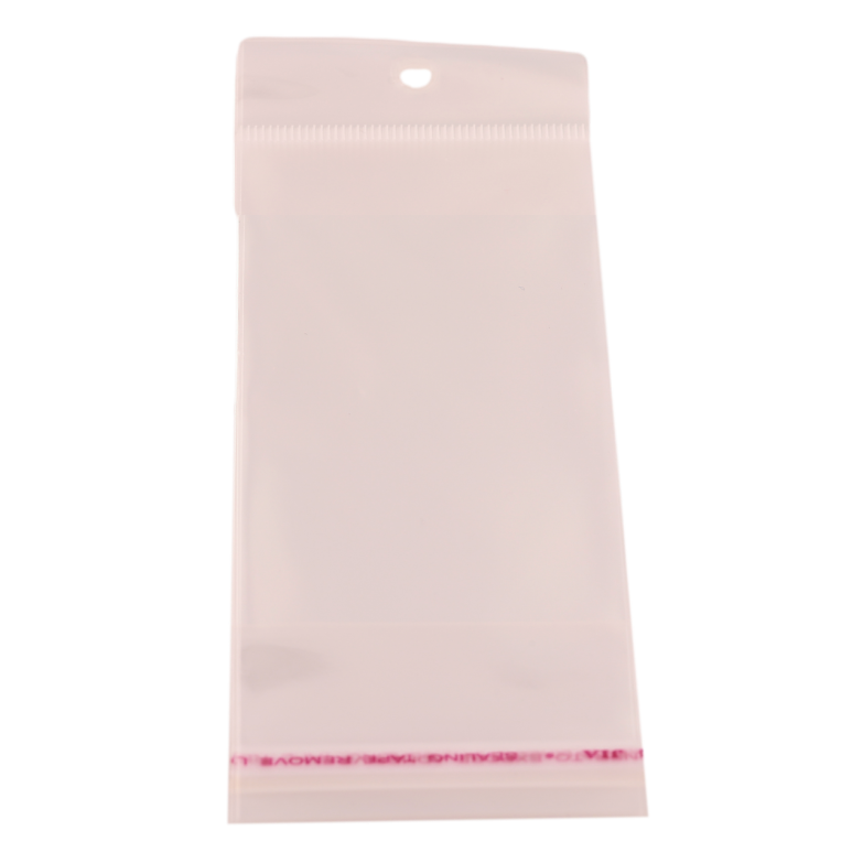 Пакет упаковочный прозрачный, размер 5.1 х 11см (цена за упаковку 100шт) фото №1