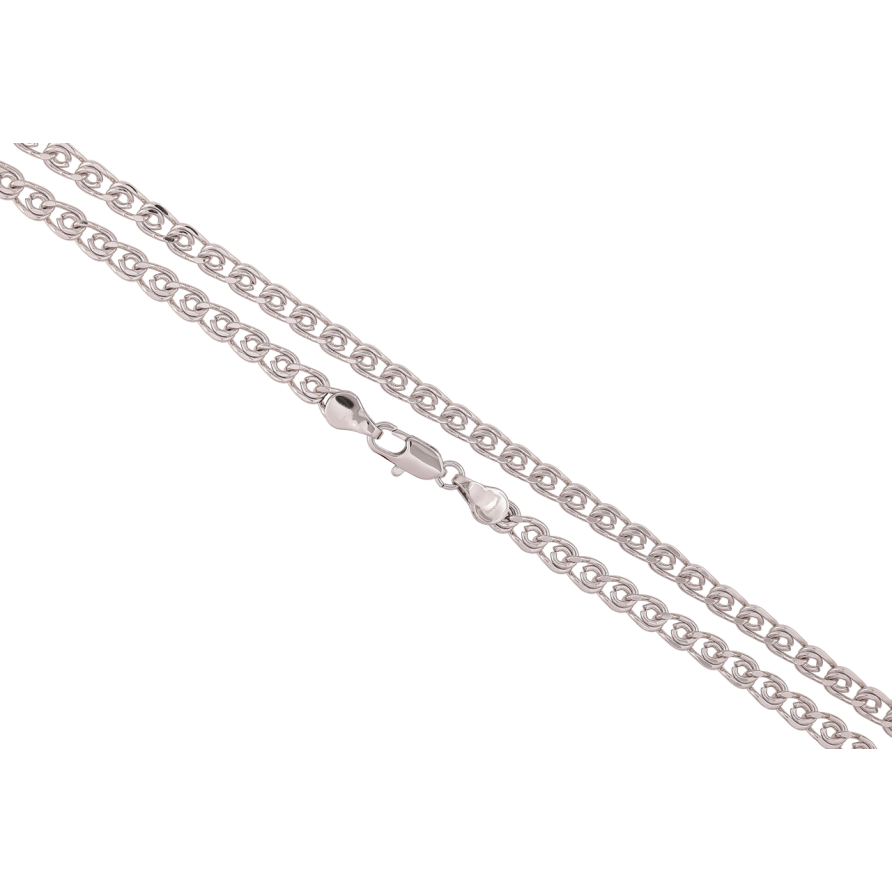 Цепочка Xuping Родий Плетение Лав длина 59см х 5мм фото №1