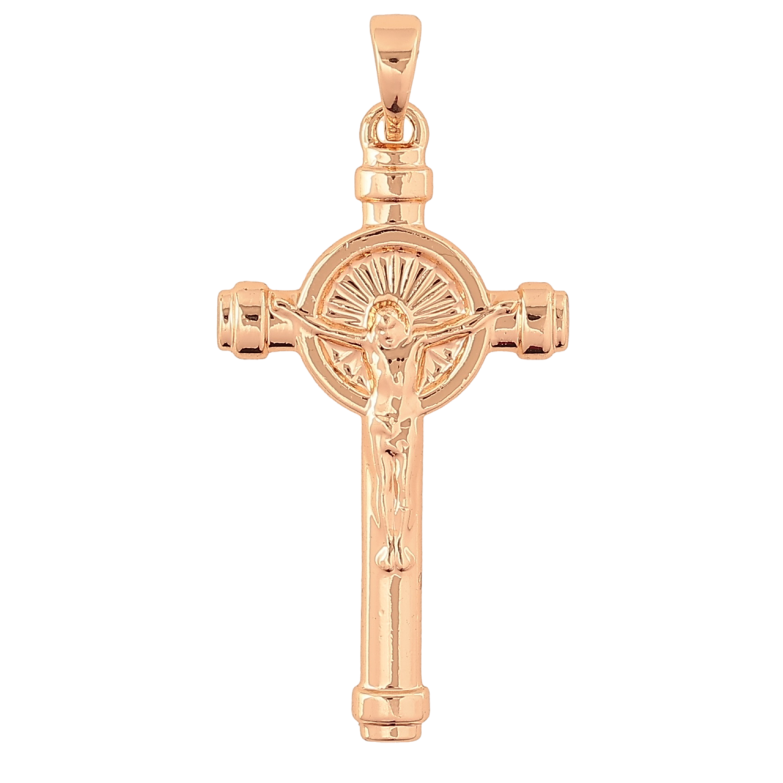 Кулон Xuping M&L Цвет 18K Крест с Распятием для цепочки до 5мм фото №1