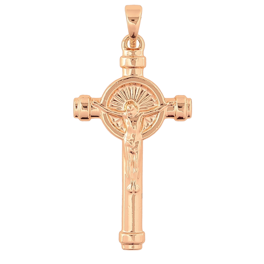 Кулон Xuping M&L Цвет 18K Крест с Распятием для цепочки до 5мм фото №1