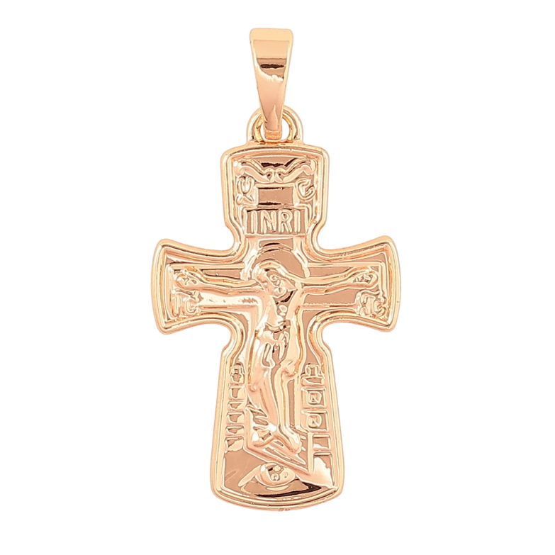Кулон Xuping M&L Цвет 18K Крест с Распятием для цепочки до 5мм фото №1