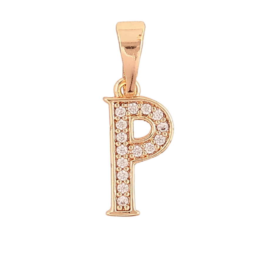 Кулон Xuping M&L Цвет 18K Буква P для цепочки до 5мм фото №1