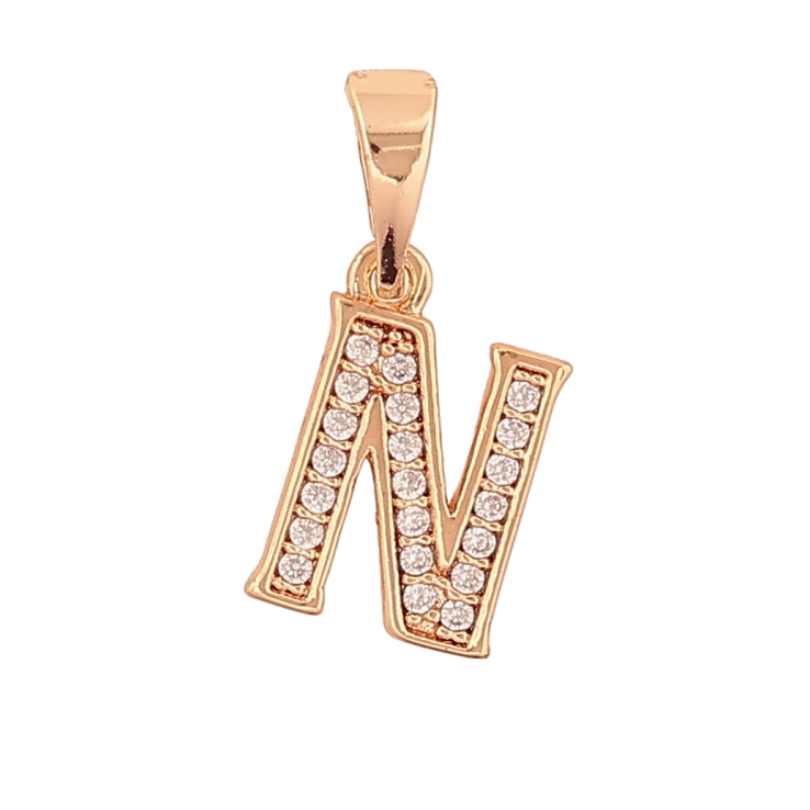 Кулон Xuping M&L Колір 18K Літера N для ланцюжка до 5мм фото №12