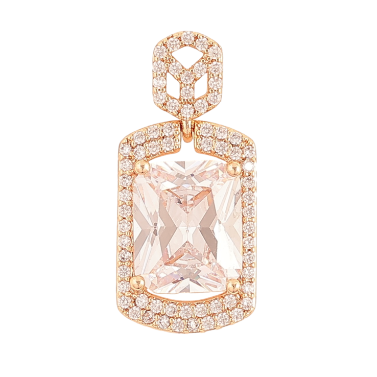 Кулон Xuping M&L Колір 18K Кришталевий блиск» для ланцюжка до 2мм фото №10 Кулон Xuping M&L Колір 18K Кришталевий блиск» для ланцюжка до 2мм фото №10