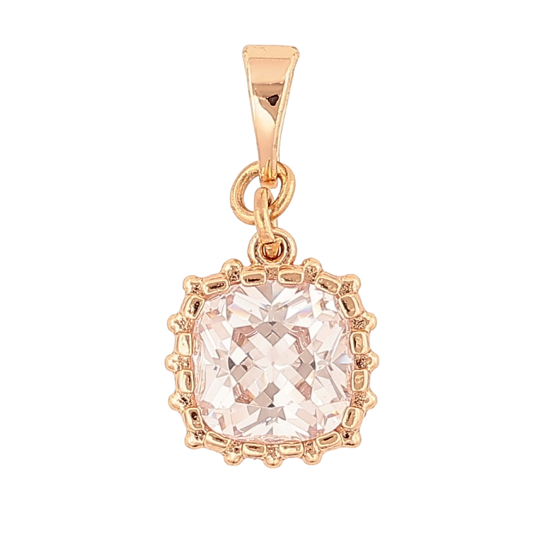 Кулон Xuping M&L Колір 18K Кристал у декоративній оправі» для ланцюжка до 5мм фото №5