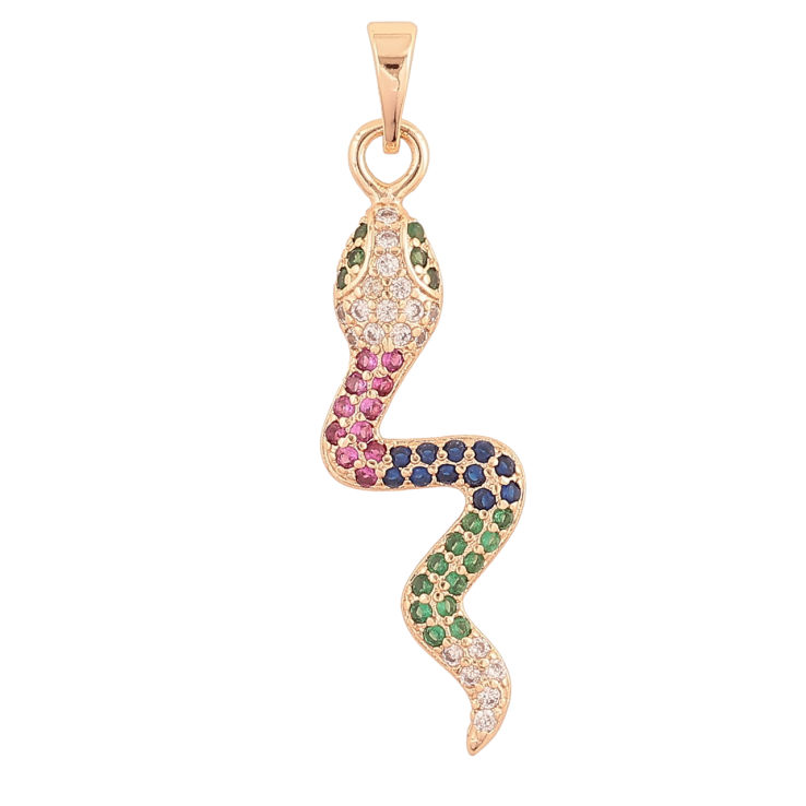 Кулон Xuping M&L Колір 18K Змія з різнокольоровими кристалами» для ланцюжка до 5мм фото №15 Кулон Xuping M&L Колір 18K Змія з різнокольоровими кристалами» для ланцюжка до 5мм фото №15