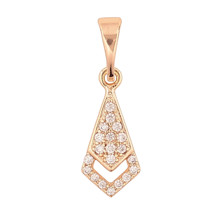 Кулон Xuping M&L Колір 18K Краватка» для ланцюжка до 5мм фото №1