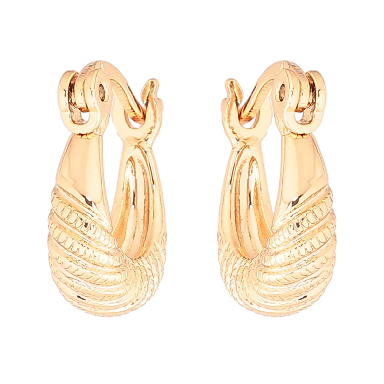 Серьги Xuping Позолота 18K замок-булавка Декоративный узор фото №1