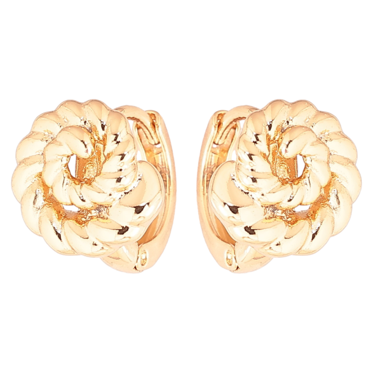 Сережки Xuping Позолота 18K колечка Спіральний візерунок» фото №17 Сережки Xuping Позолота 18K колечка Спіральний візерунок» фото №17