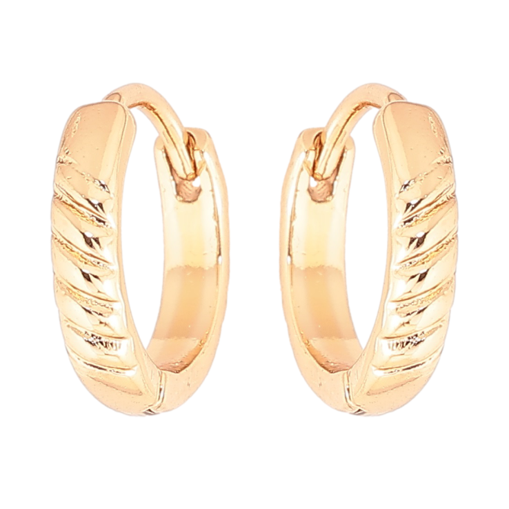 Сережки Xuping Позолота 18K колечка Декоративний візерунок» фото №11 Сережки Xuping Позолота 18K колечка Декоративний візерунок» фото №11