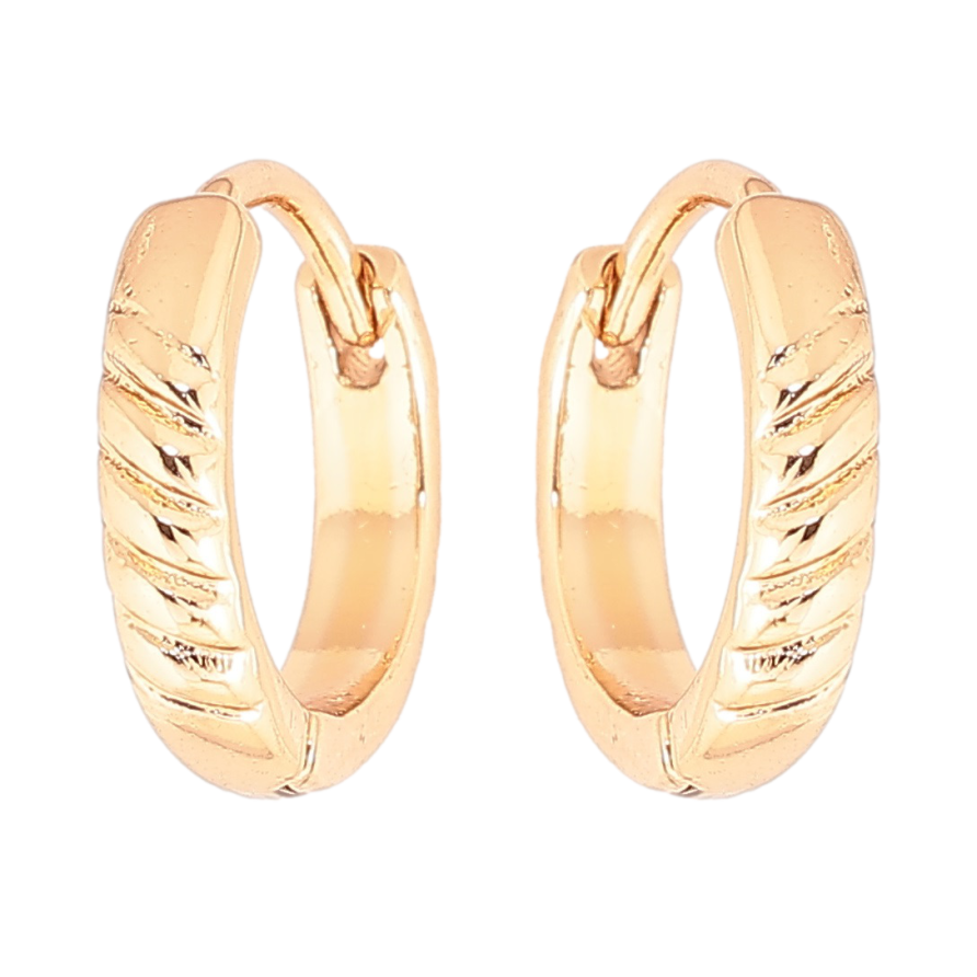 Сережки Xuping Позолота 18K колечка Декоративний візерунок» фото №1 Сережки Xuping Позолота 18K колечка Декоративний візерунок» фото №1