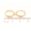 Сережки Xuping Позолота 18K колечка Декоративний візерунок» фото №2 Сережки Xuping Позолота 18K колечка Декоративний візерунок» фото №2