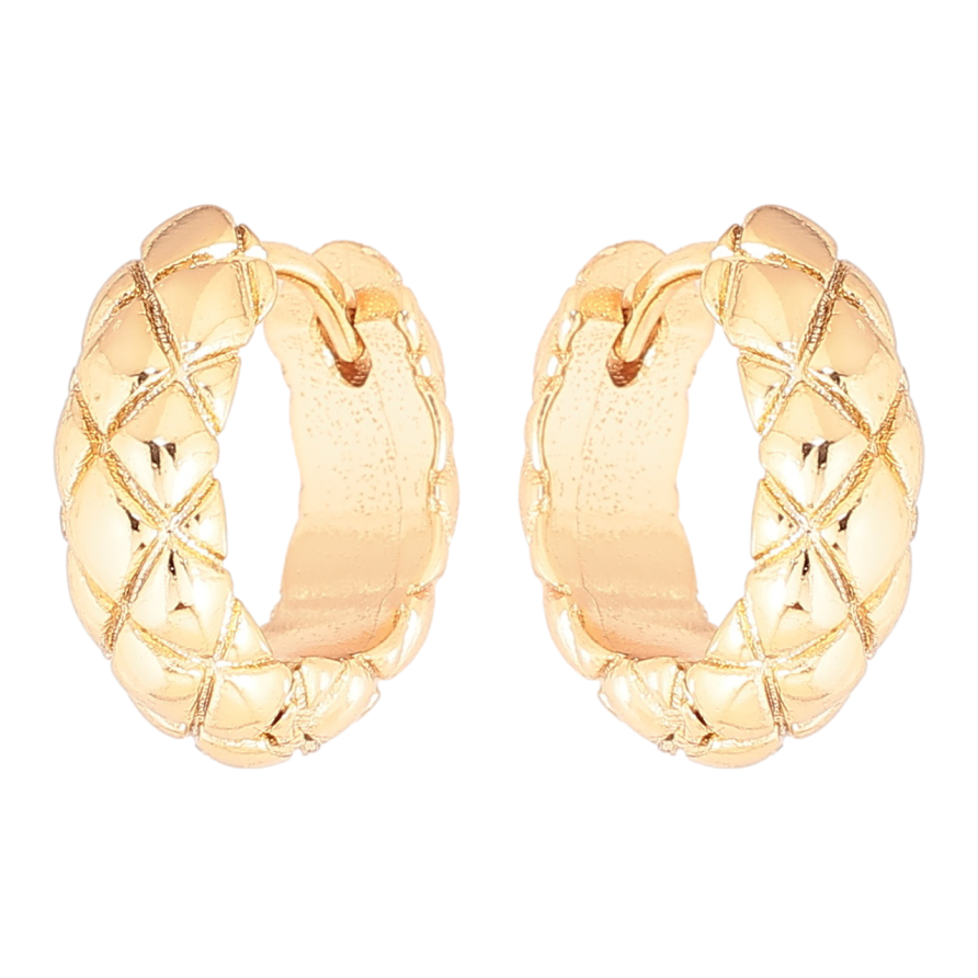 Серьги Xuping Позолота 18K колечки Декоративный узор фото №1 Серьги Xuping Позолота 18K колечки Декоративный узор фото №1