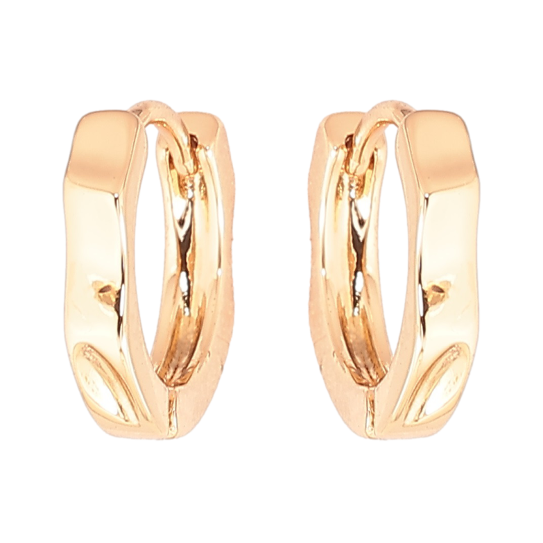 Серьги Xuping Позолота 18K колечки Декоративный узор фото №1