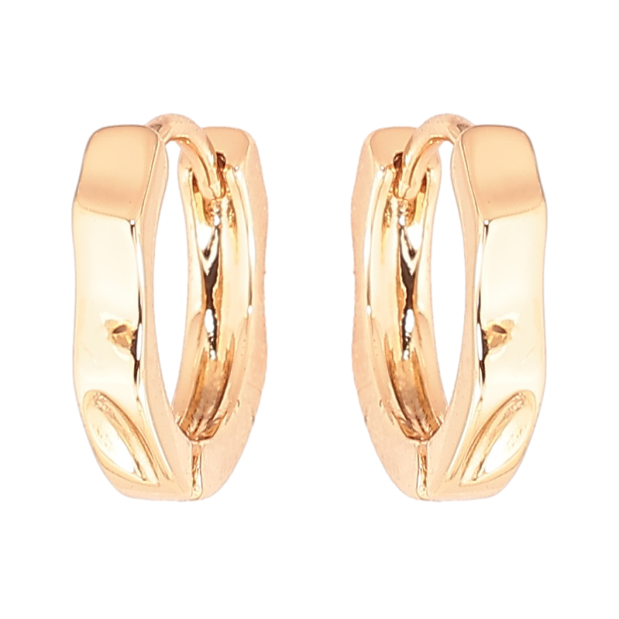 Сережки Xuping Позолота 18K колечка «Декоративний візерунок» фото №1 Сережки Xuping Позолота 18K колечка «Декоративний візерунок» фото №1