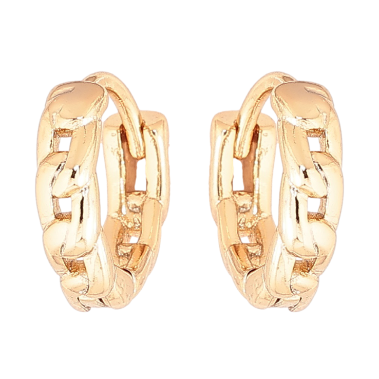 Сережки Xuping Позолота 18K колечка «Візерунок ланцюжок» фото №16