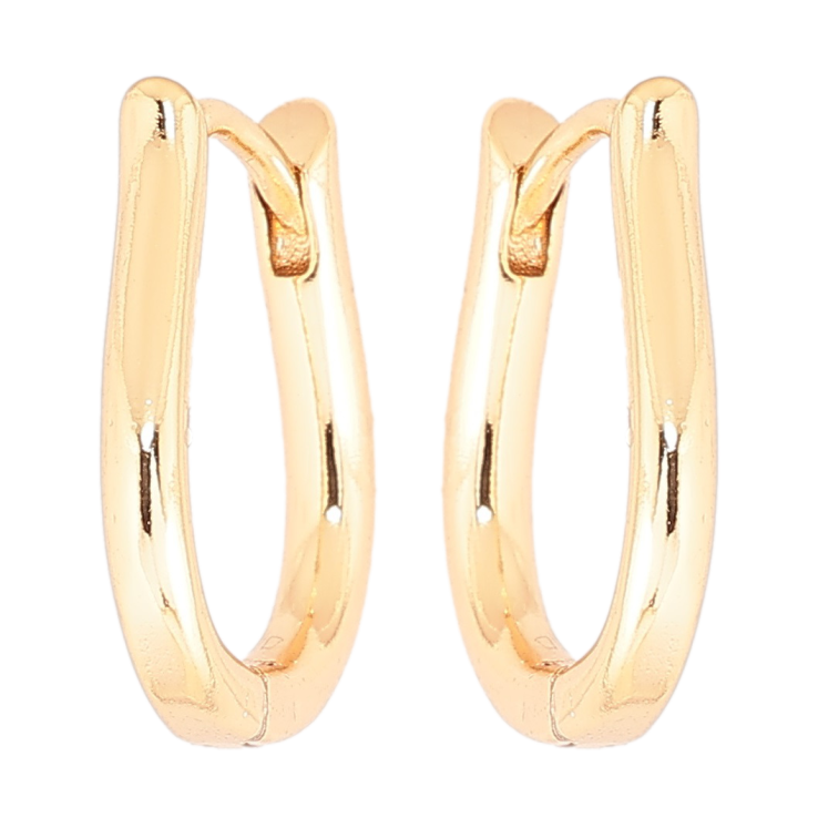 Сережки Xuping Позолота 18K колечка «Декоративні» фото №9