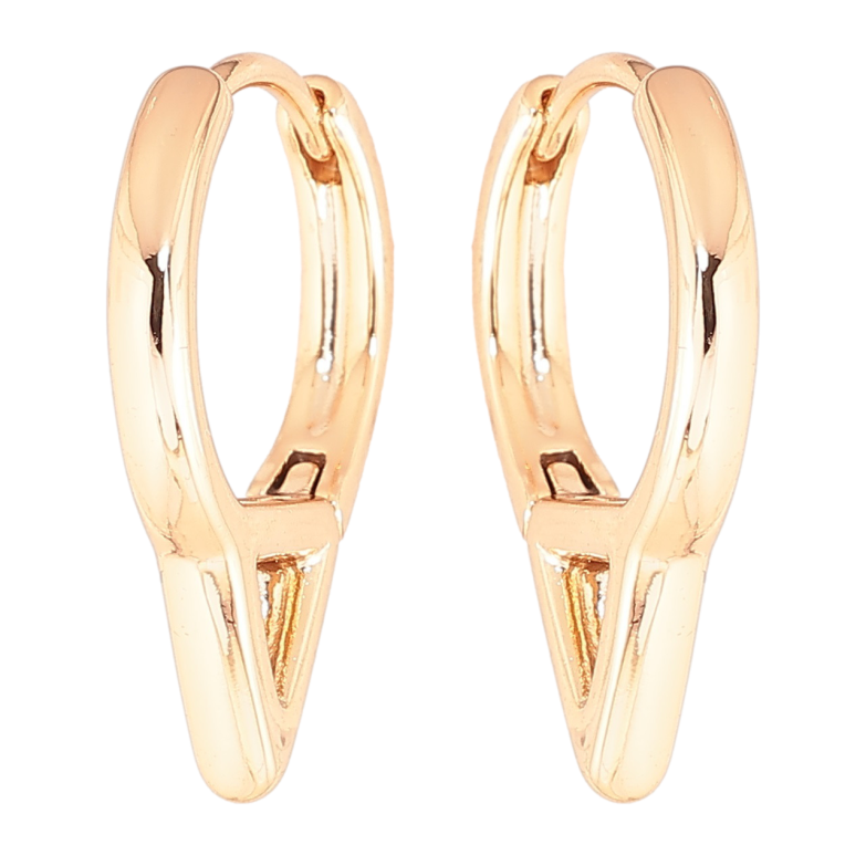 Серьги Xuping Позолота 18K колечки Декоративные фото №2