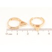Сережки Xuping Позолота 18K колечка «Декоративні» фото №2