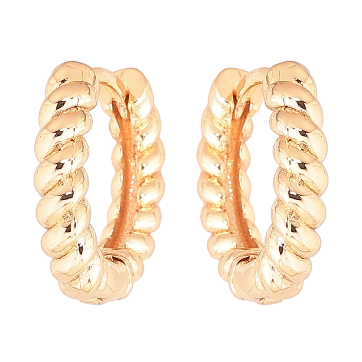 Сережки Xuping Позолота 18K колечка «Декоративний візерунок» фото №16