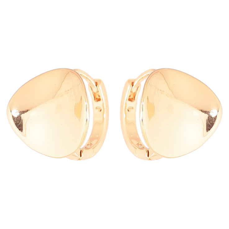 Сережки Xuping Позолота 18K колечка «Вигнуті кола» фото №25