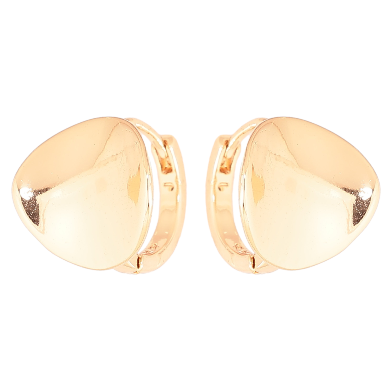 Серьги Xuping Позолота 18K колечки Выгнутые круги фото №2 Серьги Xuping Позолота 18K колечки Выгнутые круги фото №2