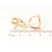 Серьги Xuping Позолота 18K колечки Крестики фото №2