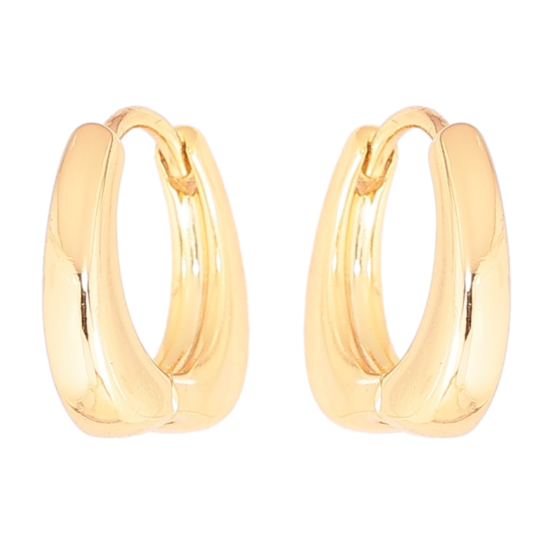 Серьги Xuping Позолота 18K колечки Декоративные фото №1