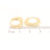 Сережки Xuping Позолота 18K колечка «Декоративні» фото №2