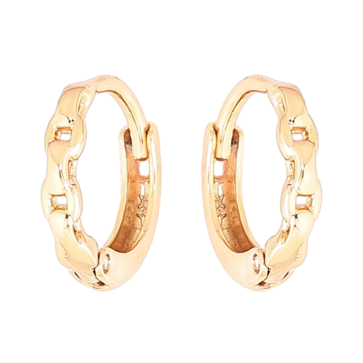 Сережки Xuping Позолота 18K колечка «Декоративний візерунок» фото №20 Сережки Xuping Позолота 18K колечка «Декоративний візерунок» фото №20