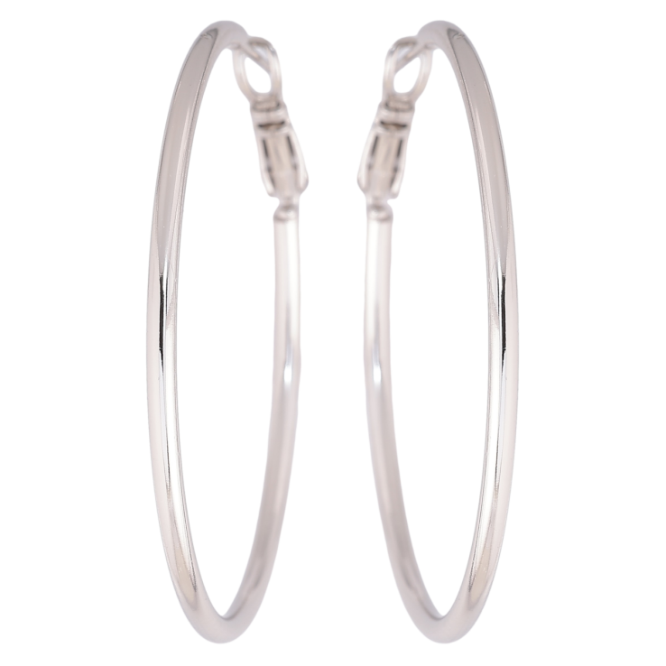 Сережки Xuping Родій кільця (конго) Класика» ø 4.5см фото №14 Сережки Xuping Родій кільця (конго) Класика» ø 4.5см фото №14