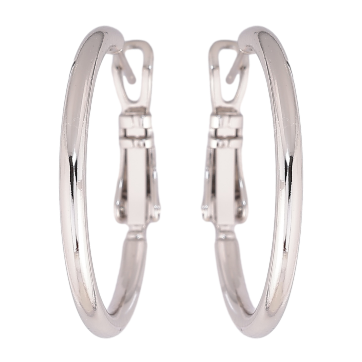 Сережки Xuping Родій кільця (конго) Класика» ø 2.5см фото №17 Сережки Xuping Родій кільця (конго) Класика» ø 2.5см фото №17