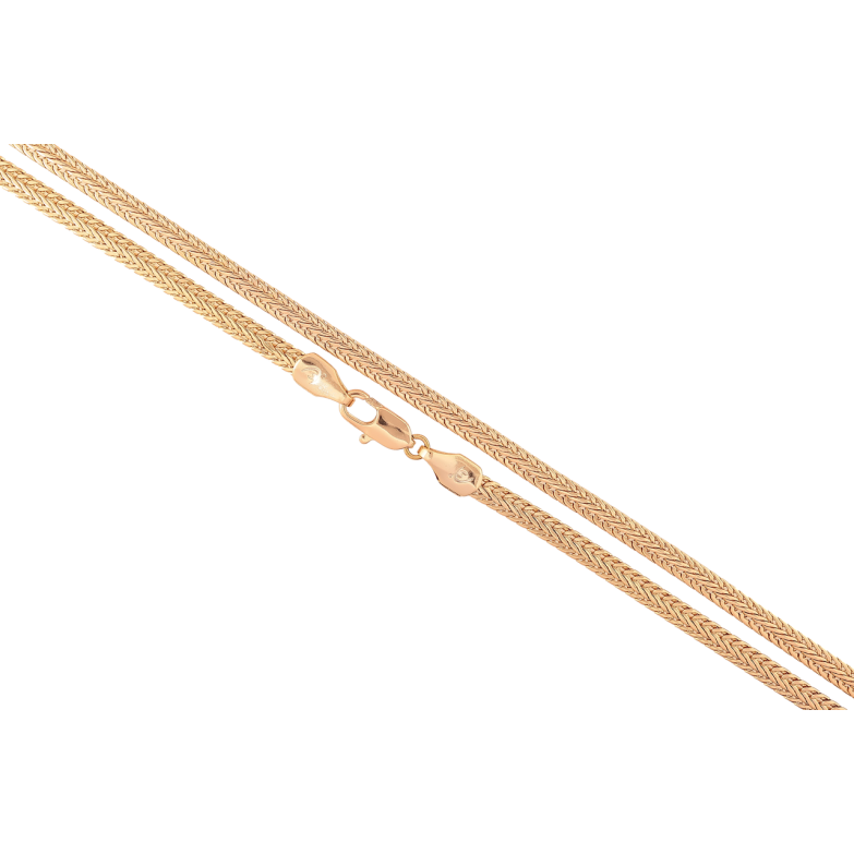 Цепочка Xuping Позолота 18K Плетение Фантазийное длинна 45см х 4мм фото №2 Цепочка Xuping Позолота 18K Плетение Фантазийное длинна 45см х 4мм фото №2