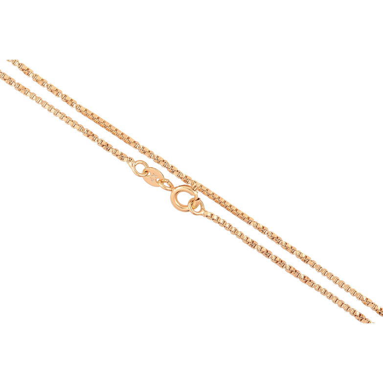 Цепочка Xuping Позолота 18K Плетение Венецианское перекрученное длинна 45см х 1.5мм фото №1