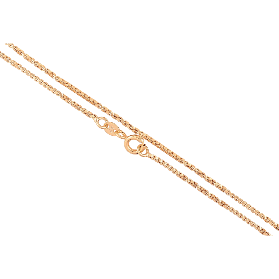 Ланцюжок Xuping Позолота 18K «Плетіння Венеціанське перекручене» довжина 45см х 1.5мм фото №1 Ланцюжок Xuping Позолота 18K «Плетіння Венеціанське перекручене» довжина 45см х 1.5мм фото №1