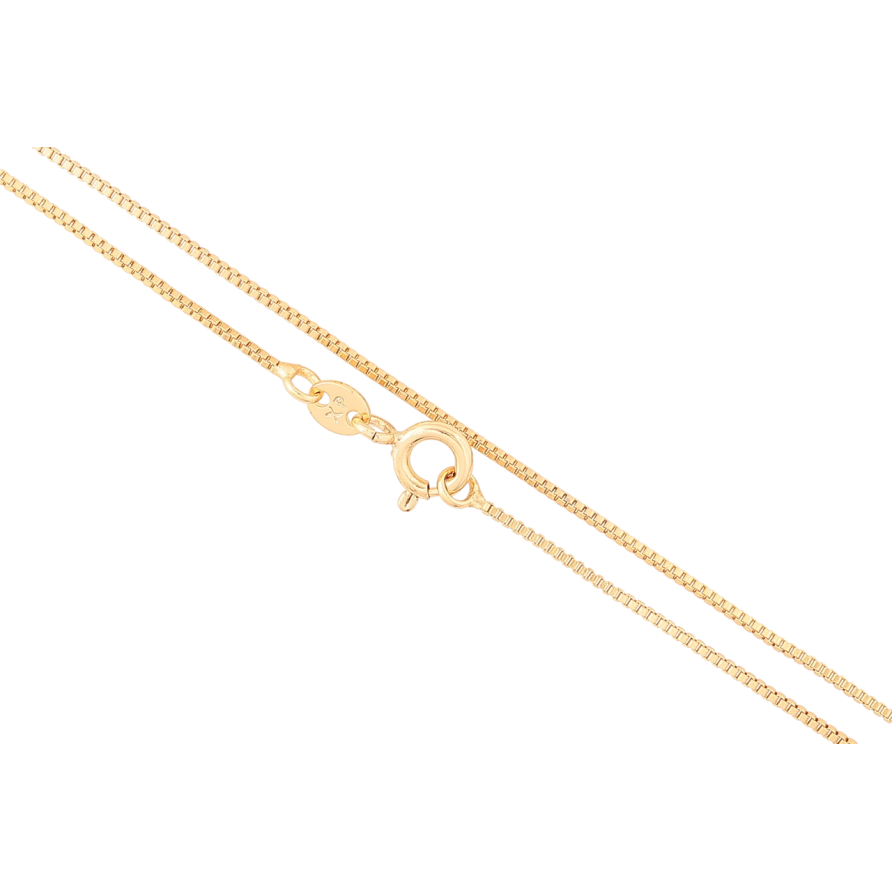 Ланцюжок Xuping Позолота 18K «Плетіння Венеціанське» довжина 45см х 1мм фото №1 Ланцюжок Xuping Позолота 18K «Плетіння Венеціанське» довжина 45см х 1мм фото №1