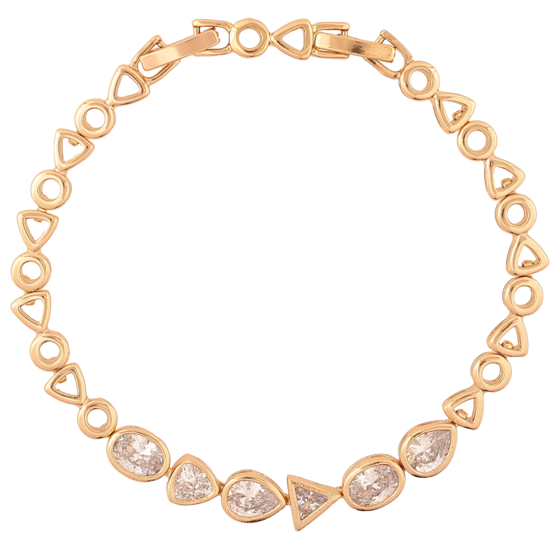 Браслет Xuping Позолота 18K Узор с кристаллами длина с доп.замком 17,19см х 5-7мм фото №1 Браслет Xuping Позолота 18K Узор с кристаллами длина с доп.замком 17,19см х 5-7мм фото №1