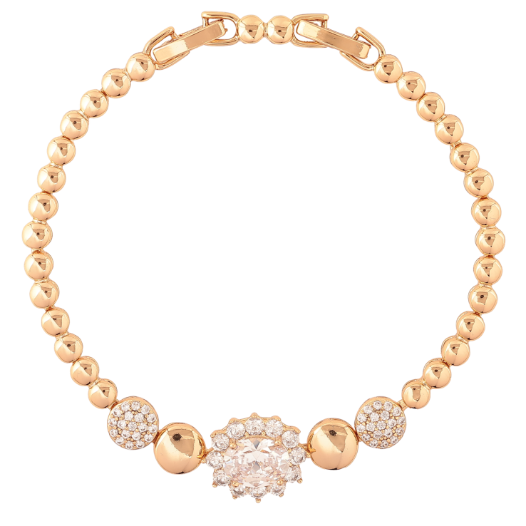 Браслет Xuping Позолота 18K Декоративный узор с кристаллами длина с доп.замком 17,19см х 4-12мм фото №16 Браслет Xuping Позолота 18K Декоративный узор с кристаллами длина с доп.замком 17,19см х 4-12мм фото №16