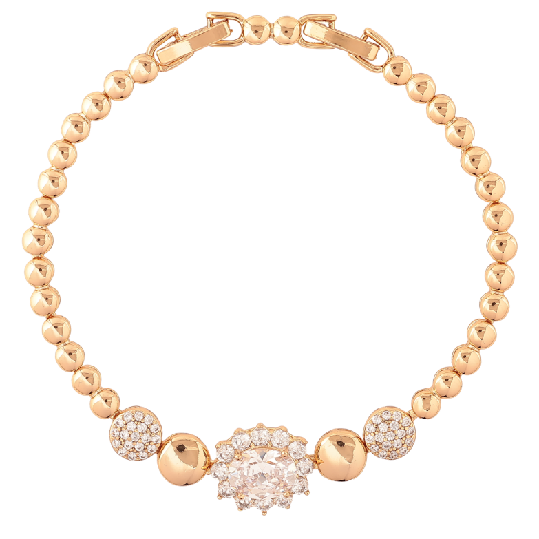 Браслет Xuping Позолота 18K Декоративный узор с кристаллами длина с доп.замком 17,19см х 4-12мм фото №1 Браслет Xuping Позолота 18K Декоративный узор с кристаллами длина с доп.замком 17,19см х 4-12мм фото №1