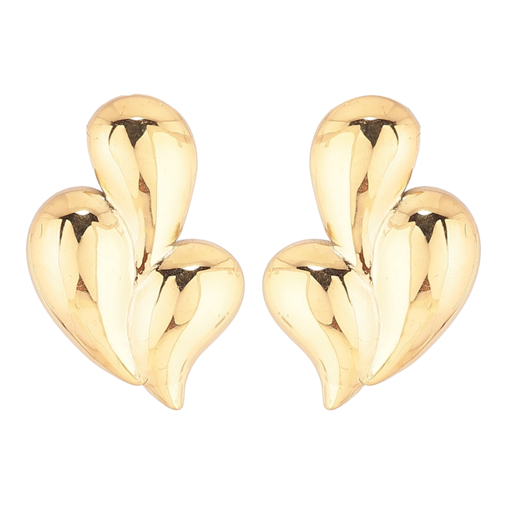 Сережки Xuping TTM Stainless Steel колір 14К пусети «Декоративний візерунок» фото №21 Сережки Xuping TTM Stainless Steel колір 14К пусети «Декоративний візерунок» фото №21