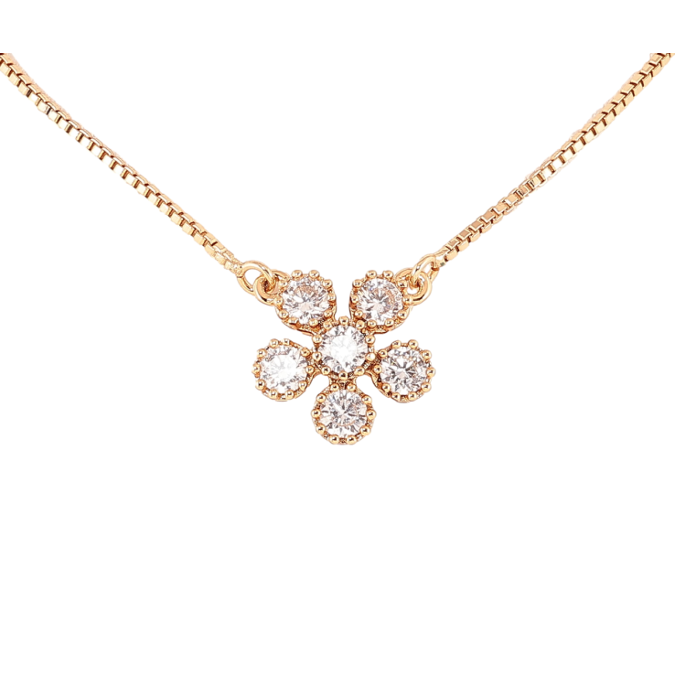 Подвеска на цепочке Xuping Позолота 18K Кристальный цветочек длинна 43.5-46.5см х 1.5мм фото №19 Подвеска на цепочке Xuping Позолота 18K Кристальный цветочек длинна 43.5-46.5см х 1.5мм фото №19