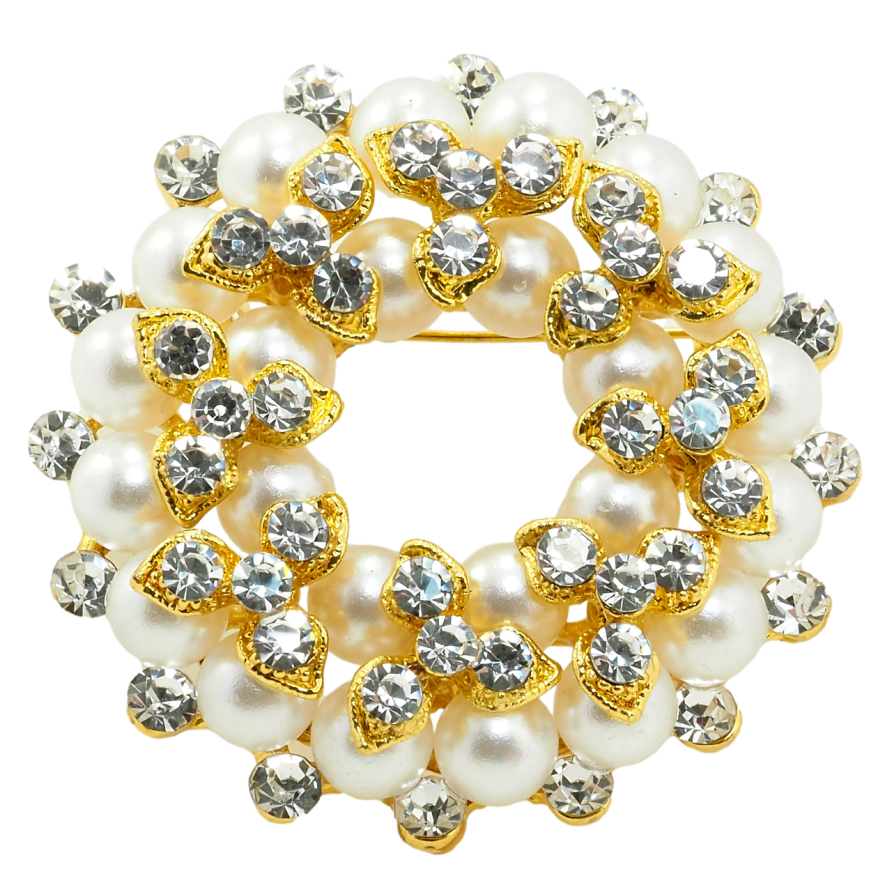 Брошь Жемчужный веночек фото №1 Брошь Жемчужный веночек фото №1