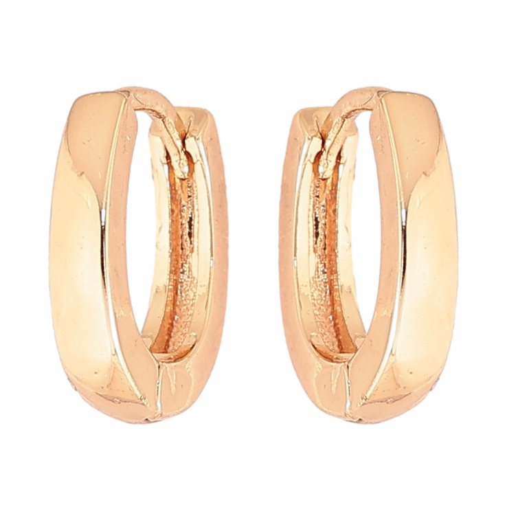 Сережки Xuping M&L Колір 18K колечка «Класика» фото №6 Сережки Xuping M&L Колір 18K колечка «Класика» фото №6