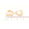 Сережки Xuping M&L Колір 18K колечка «Сердечка» фото №2