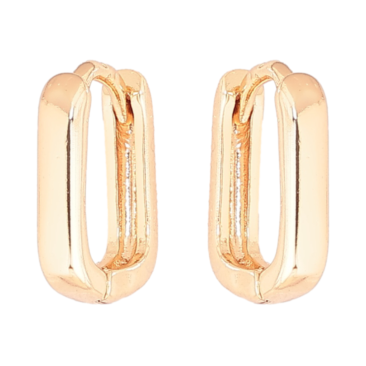 Сережки Xuping M&L Колір 18K колечка «Овальні» фото №17