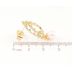 Серьги Xuping Позолота 14K пусеты Каплевидные подвески с жемчужинами фото №2