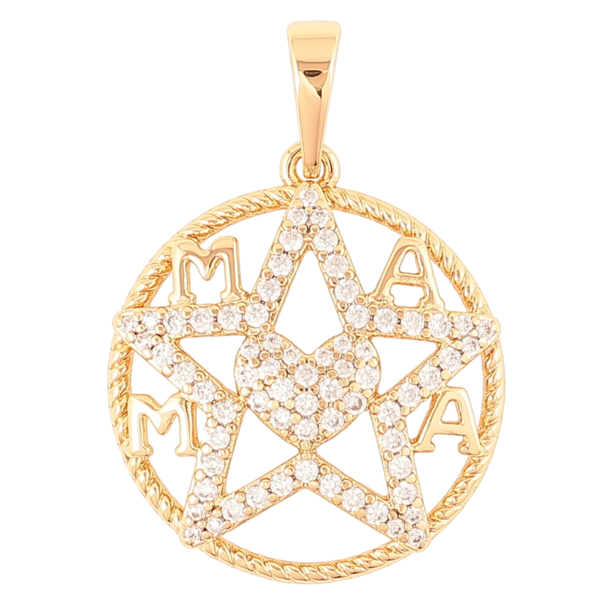 Кулон Xuping Позолота 18K Зірка з кристалами» для ланцюжка до 6мм фото №1 Кулон Xuping Позолота 18K Зірка з кристалами» для ланцюжка до 6мм фото №1